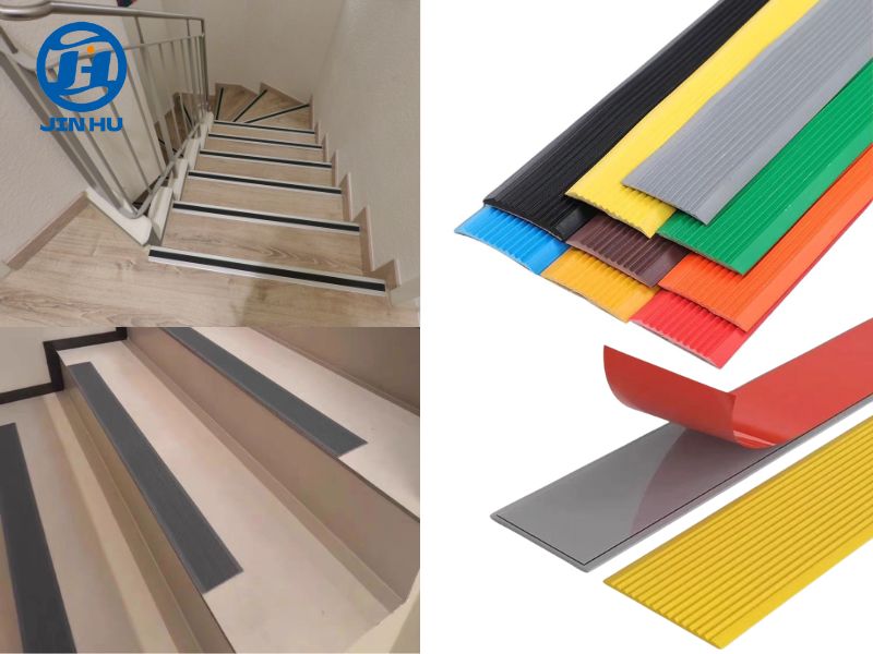 Stair Safety Upgrade:Discover the Benefits of Our Self-Adhesive PVC Anti-Slip Tapes