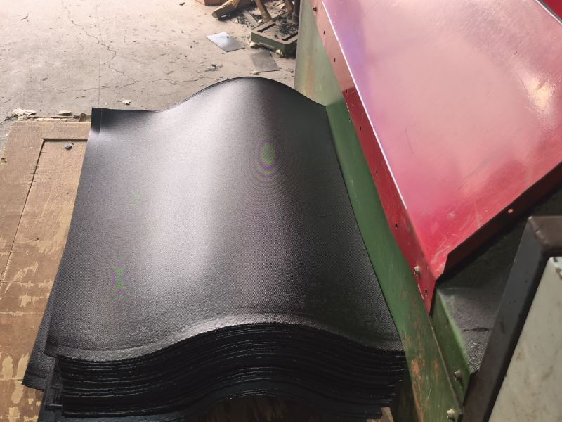 After the mudguard is cut