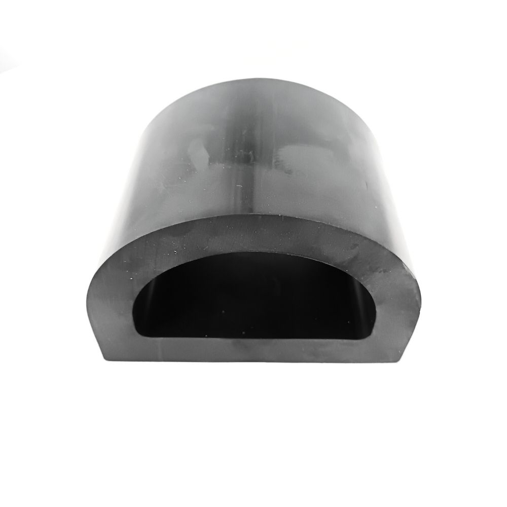 Solid extruded rubber seal strip profile