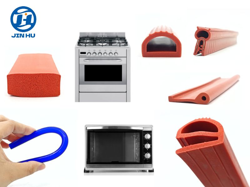 Silicone Sealing Strips for Commercial Ovens and Steam Cabinets